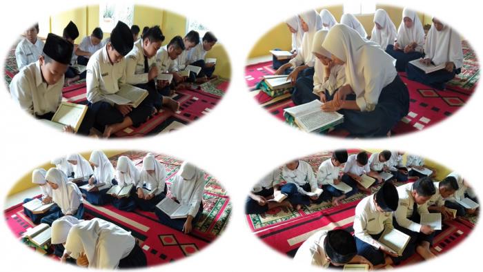 Tadarusan Bersama Jadi Rutinitas di MTsN 3 Batang Hari Selama Ramadhan