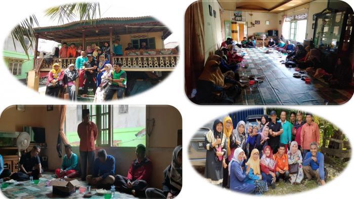 Keluarga Besar MTsN 3 Batang Hari Takziah Ke Rumah Guru 