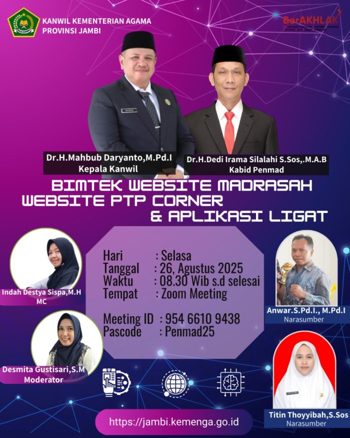 Plt Kepala MTsN 3 Batang Hari dan Pengelola Website Ikuti Bimtek Website Madrasah , Website PTP Corner dan Aplikasi Ligat Plt Kepala MTsN 3 Batang Hari dan Pengelola Website Ikuti Bimtek Website Madrasah , Website PTP Corner dan Aplikasi Ligat