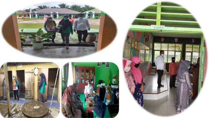 Kunjungan Puskesmas Desa Tenam Pantau Kesiapan KBM Tatap Muka MTsN 3 Batang Hari