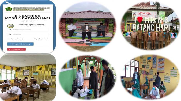 UJIAN MADRASAH TAHUN PELAJARAN 2020/2021 BERBASIS ANDROID MEMANFAATKAN APLIKASI CBT ELEARNING MADRASAH