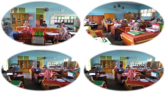 Satker MTsN 3 Batang Hari Laksanakan Rapat Rutin Bulan Agustus 2021