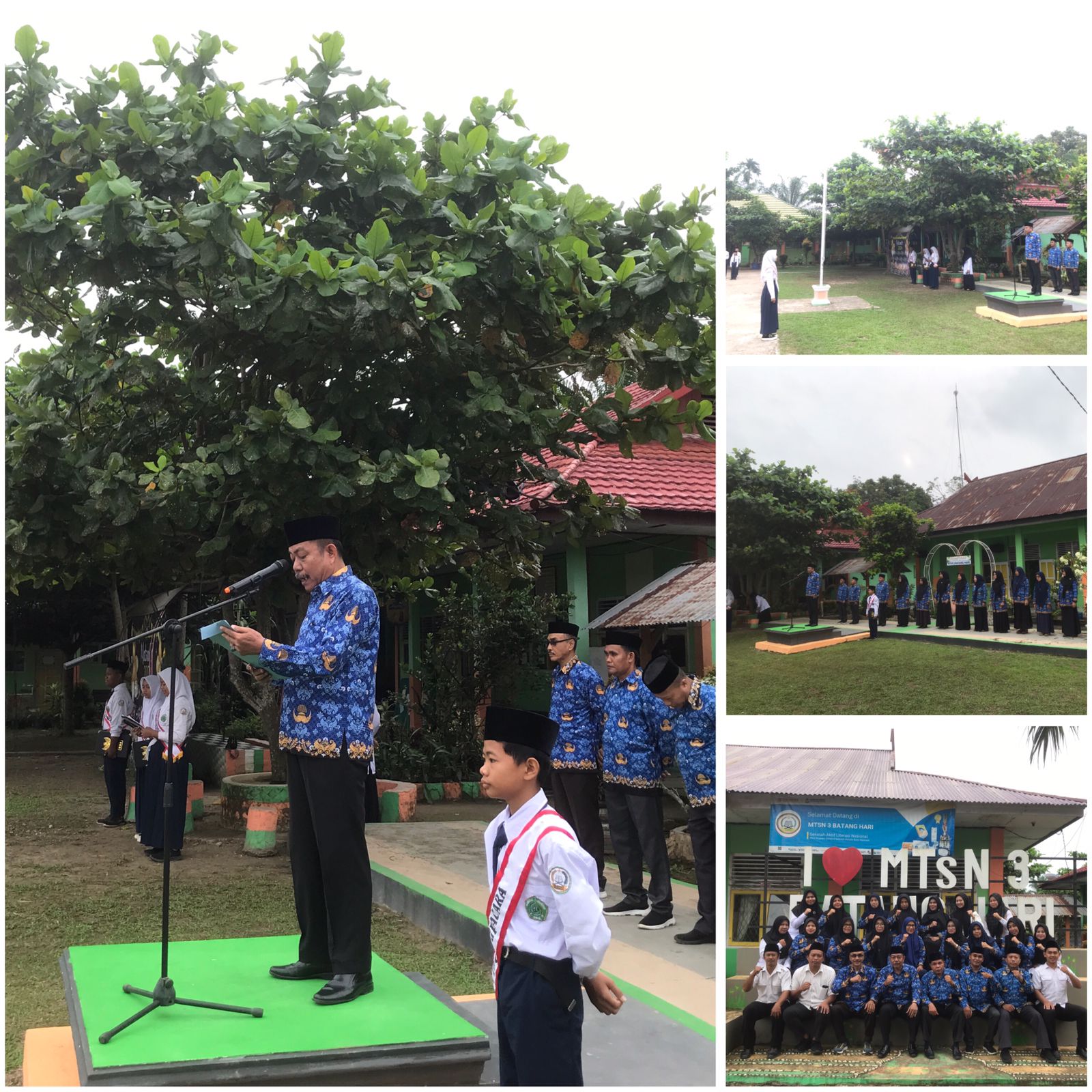 MTsN 3 BATANG HARI SELENGGARAKAN UPACARA PERINGATAN HARI LAHIR PANCASILA TAHUN 2024