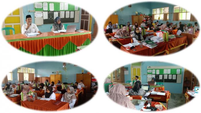 Satker MTsN 3 Batang Hari Laksanakan Rapat Rutin Bulan Oktober 2021