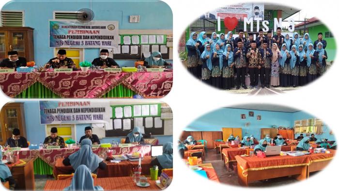 Kunjungan Kerja Kepala Kantor Kementerian Agama Kabupaten Batang Hari di MTsN 3 Batang Hari