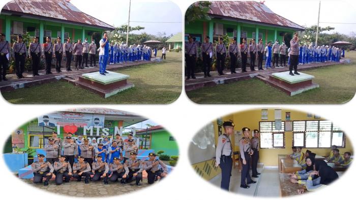 Kepala MTsN 3 Batang Hari Membuka Kegiatan Class Meeting Sekaligus Menyambut Kunjungan Siswa SPN Polda Jambi