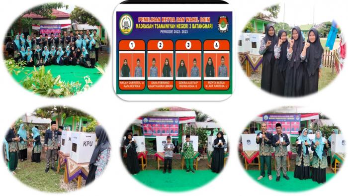 Pesta Demokrasi Siswa MTs Negeri 3 Batang Hari 