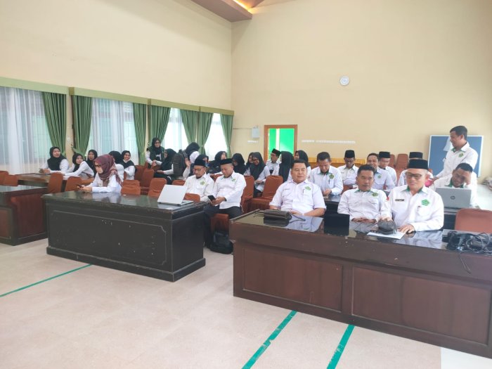 Mantapkan Pembangunan Zona Integritas 2026, Tim ZI MTsN 3 Batang Hari Ikuti Pendampingan Kanwil Kemenag Jambi