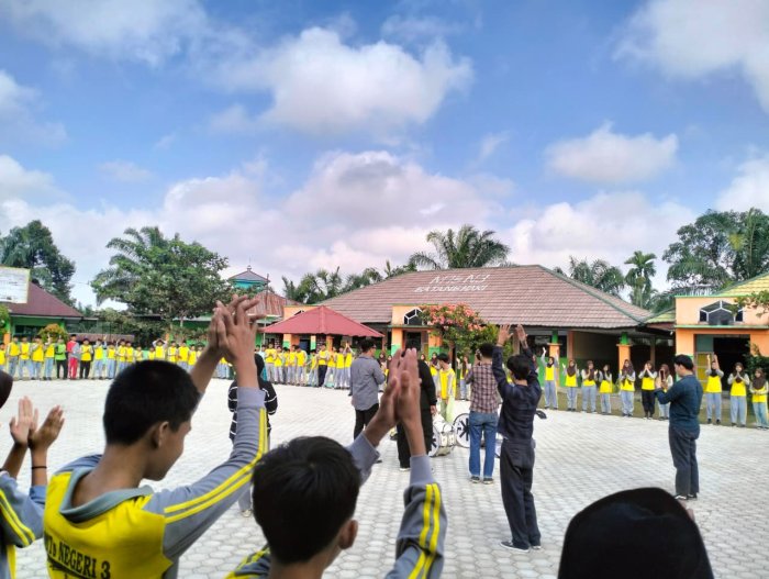 Tygo Company Visit School di MTsN 3 Batang Hari, Dukung Semangat Futsal dan Sosialisasikan Tygo Super Cup 5
