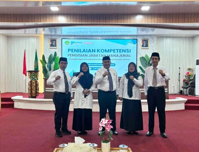 Bendahara MTsN 3 Batang Hari Ikut Wakili Kemenag Batang Hari pada Penilaian Kompetensi Manajerial Kanwil Kemenag Jambi