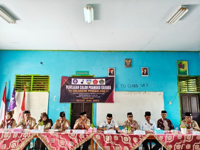 MTsN 3 Batang Hari Resmi Buka Penilaian Calon Pramuka Garuda Golongan Penggalang Tahun 2026
