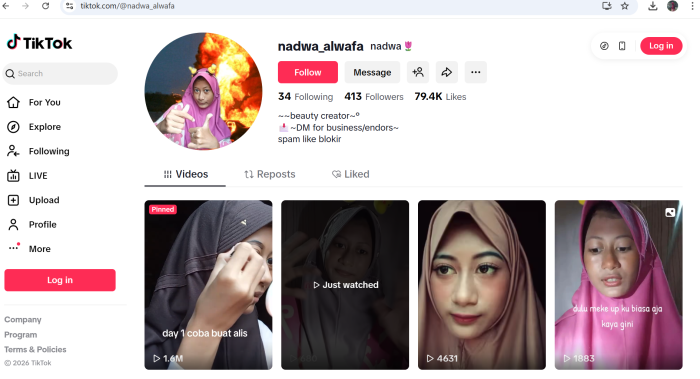 Kreatif di Era Digital, Siswi MTsN 3 Batang Hari Ini Hasilkan Uang dari Konten Beauty