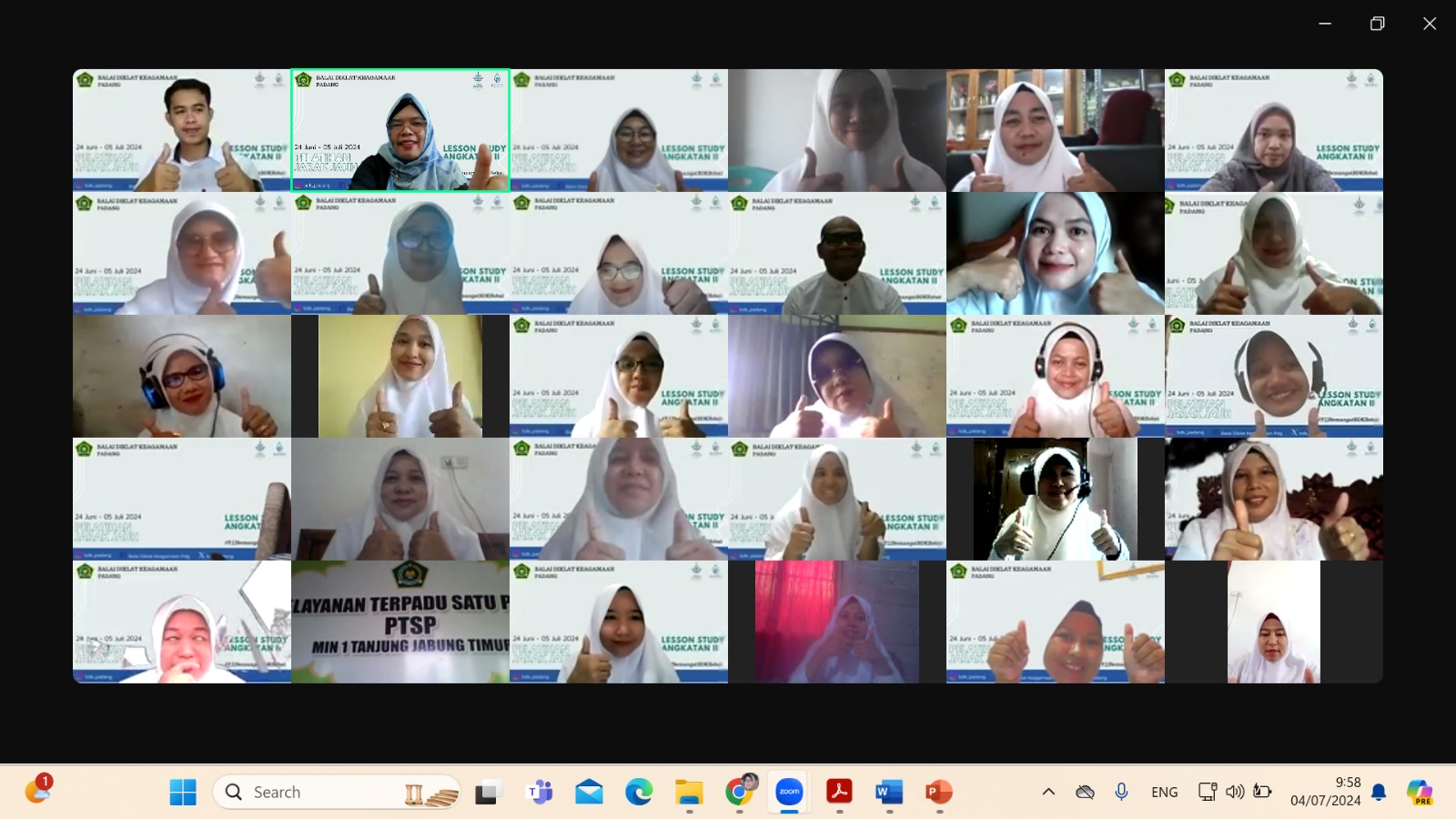 Penuhi Kriteria, Kemenag Batang Hari Utus Guru MTsN 3 Batang Hari Ikuti PJJ Di BDK Padang