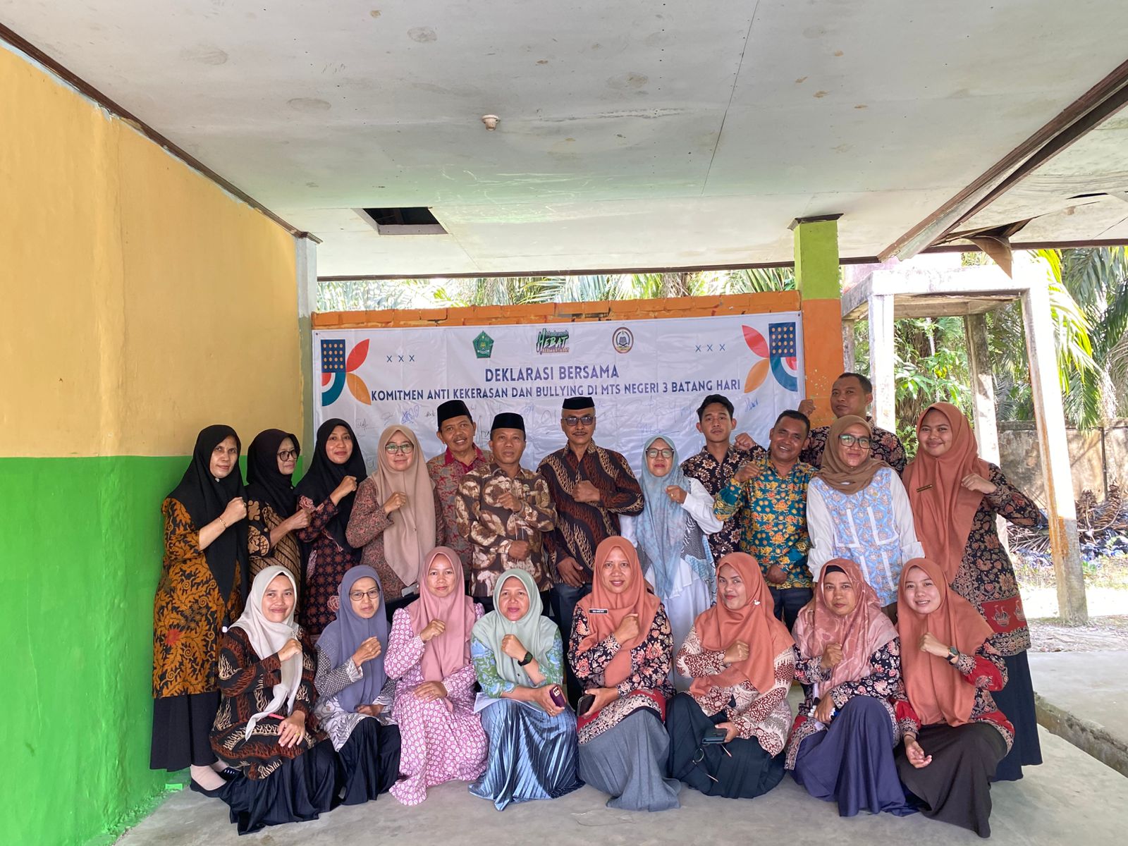 Deklarasi Anti Bullying Kegiatan Penutup Matsama Tahun Pelajaran 2025/2026 di MTsN 3 Batang Hari