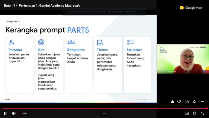 Tingkatkan Mutu Digital, Guru dan Pegawai MTsN 3 Batang Hari Ikuti Pelatihan AI Gemini Academy Madrasah Batch 1