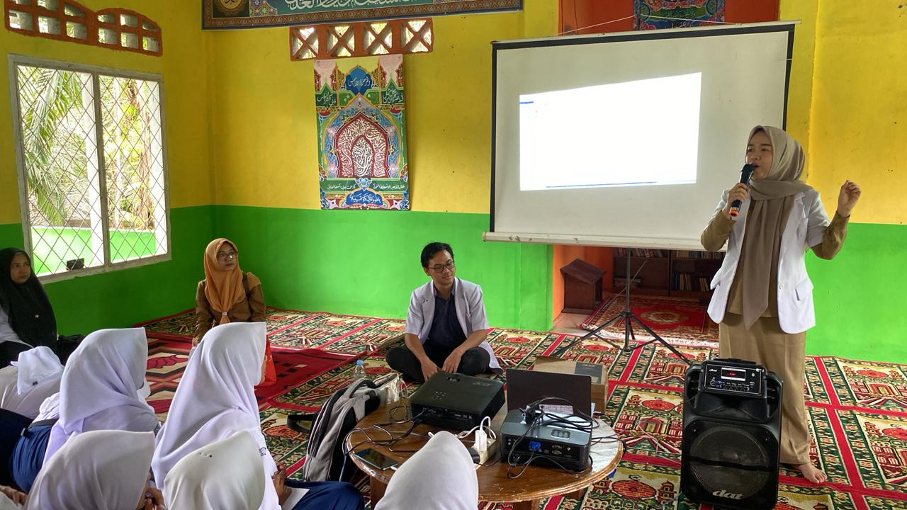 Puskesmas Tenam Adakan Intervensi Dan Sosialisasi Pelecehan Seksual Kepada Siswa MTsN 3 Batang Hari