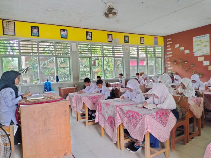 Semarak Ramadan di MTsN 3 Batang Hari: Hari Pertama Pesantren Ramadan Diisi dengan Kajian dan Tadarus