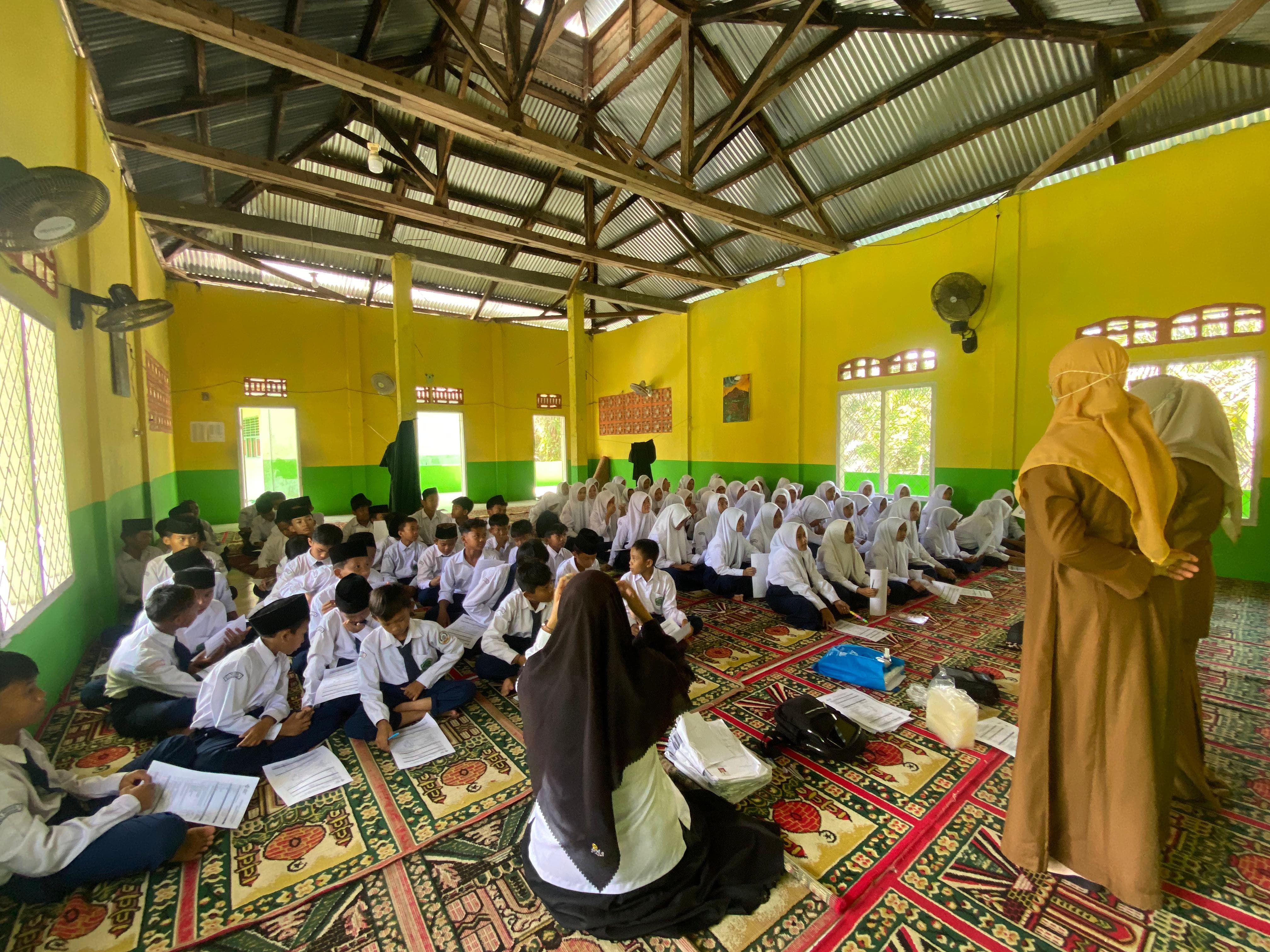 Puskesmas Tenam Adakan Sosialisasi dan Skrining Perilaku Merokok Anak Usia Sekolah di MTsN 3 Batang Hari